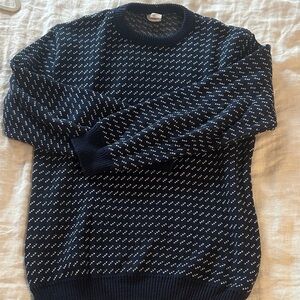 Save khaki Men's navy cotton sweater